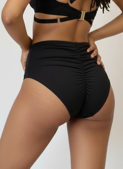 High Waisted Pole Bottoms - Black