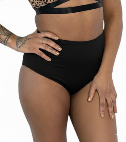 High Waisted Pole Bottoms - Black